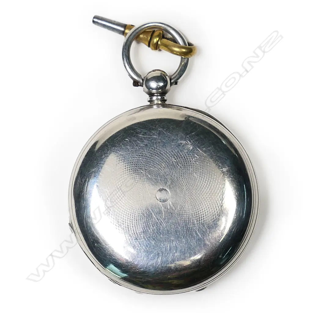 J H Lewisson Auckland 1864 silver pocket watch, Image 1++
